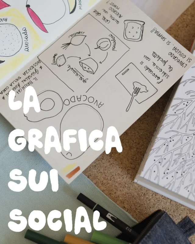 3 motivi per cui penso che la grafica e l’illustrazione possano aiutare la tua comunicazione sui social e 3 cose a cui prestare attenzione.

🙌
. Interrompe il susseguirsi di fotografie fermando l’attenzione di chi scorre le immagini
. Permette di rafforzare il tono di voce con cui racconti il tuo progetto
. Sintetizza quello su cui vuoi che chi osserva posi lo sguardo

👇
. Non usare un tamplate qualunque di Canva ma piuttosto schizza qualcosa tu anche se non ti senti capace o scrivi un biglietto a mano e fotografalo
. Non cambiare sempre modo di rappresentarti graficamente, perderesti la possibilità di essere riconoscibile, scegli un linguaggio grafico e usa quello
. Non usare solo la grafica o l’illustrazione ma dai respiro alternandole a fotografie e i video.